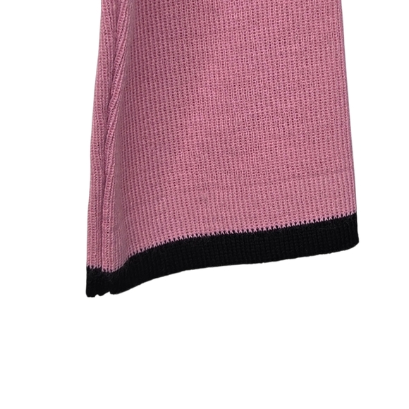 Plum Vintage Youth Girls Tight Knit Flower Applique Crop Cardigan Large 14/16 - Picture 4 of 6